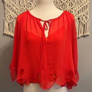 See By Chloe Scarlet Tie-Front Blouse